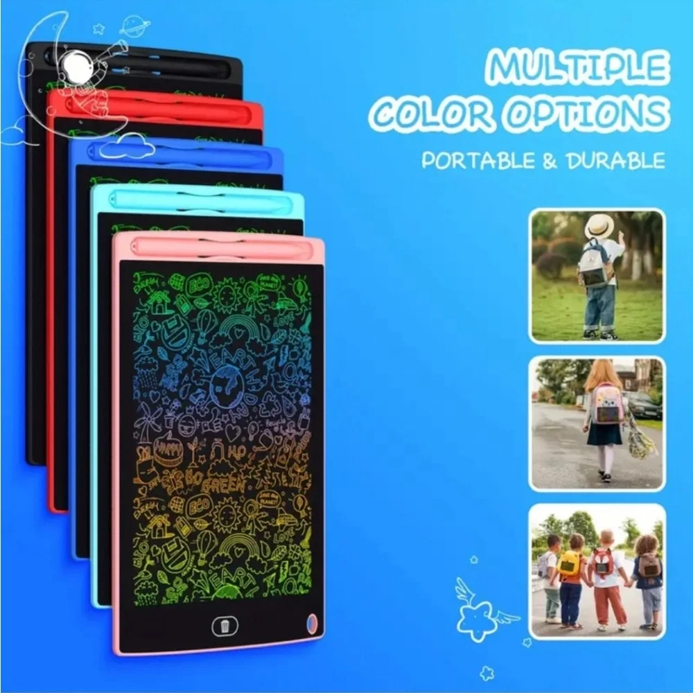 LCD Writing Tablet set of 2 (blue & red )